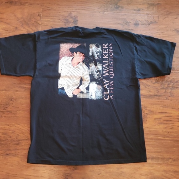 Clay Walker 2003 A Few Questions concert tshirt - Picture 4 of 5